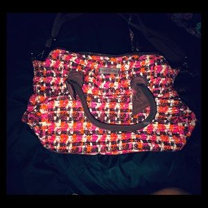 Matching red and brown Vera Bradley set of 2